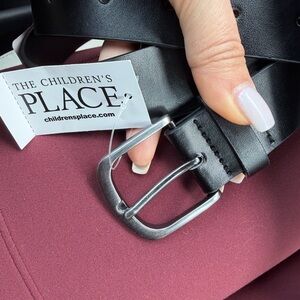 The Children's Place Black Leather Belt